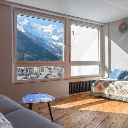 Modern Studio With Mont Blanc View And Pool Chamonix ภายนอก รูปภาพ